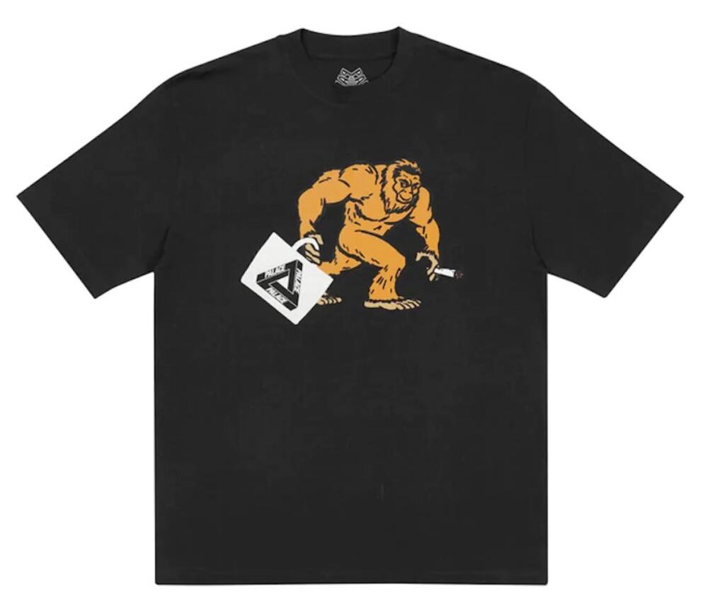 Palace Big Zoot Bigfoot Sasquatch T-Shirt Black Size XL